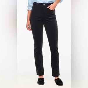 J. CREW Factory Corduroy Straight Pants In Black NWOT Size 25